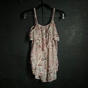 Victoria Secret Women's Size Medium Flora Fairycore Flowy Tank Top
